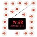 di Chiamata Wireless, Cercapersone Paziente con 20 Pulsanti di Chiamata Impermeabili e Ricevitore Display 1PC per Ristorante, Clinica, Casa di Cura, Fabbriche di Badanti(Spina UE) immagine
