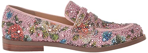 Betsey Johnson Women's Aron Loafer, Floral Multi, 9 #TOP5