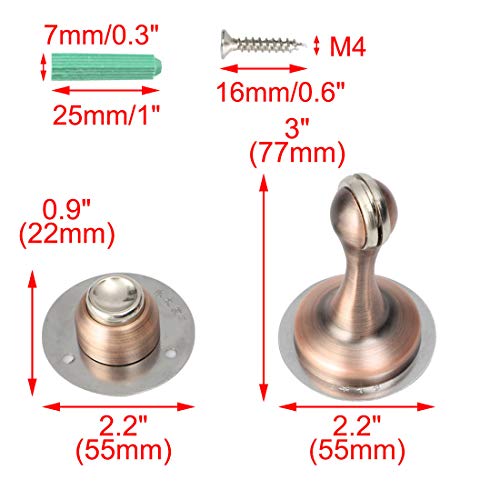 Batentes de porta, cunhas de porta, bloqueadores de porta, batente de porta magnético de aço inoxidá