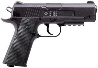 Crosman 40001 1911BB Semi-Auto CO2-Powered BB Air Pistol , Black