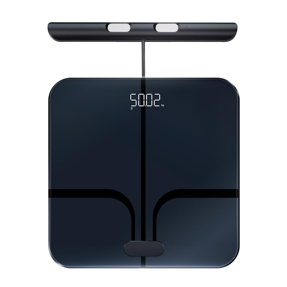 health the body pod smart scale Körperzusammensetzungswaage 8 Elektroden – Intelligente APP-Fitnesswaage, Dualfrequenz, Präzise elektronische Waage