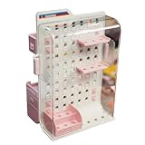 DLOULP Modulars Keycap Display Board Featuring Expandable Pegboard Design for Creative Typing Setups ABS+PC Pegboard for Desk Organization