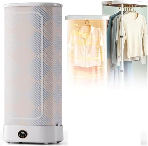 QYDZSHOP Máquina Automática para Planchar Y Doblar, Secadora Doméstica Portátil, Mando a Distancia De 1000 W + Plancha con Función De Vapor para Ropa Y Tejidos.