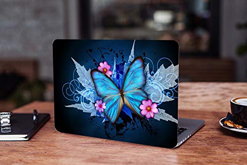 Image of GalaxsiaTM Butterfly D17 Vinyl Laptop Skin /Sticker /Cover /Decal Compatible for Any 14 inch Inches Laptop (Hp /Dell /Sony /Acer /Lenovo /Asus. Etc) Or Notebook.