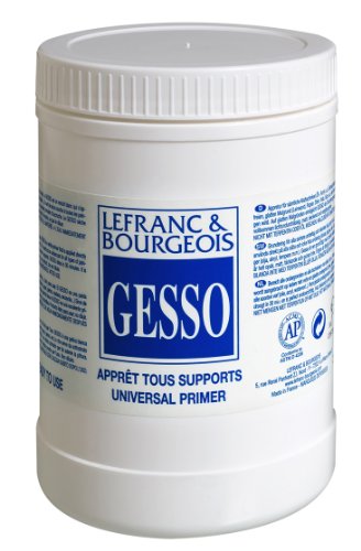 Lefranc Bourgeois Gesso - Pintura (1 L), color blanco