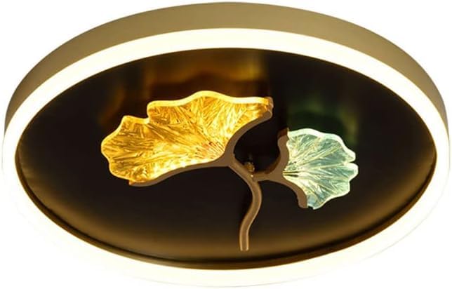 Plafonnier en émail rond 3 températures de couleur pour chambre et salon