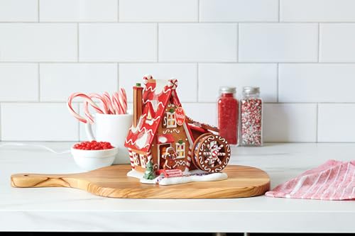 Department 56 North Pole Village Sprinkle Cookie Mill Animated Light Up Building, 5.94 Inch, Multicolor by Department 56 - Image 8