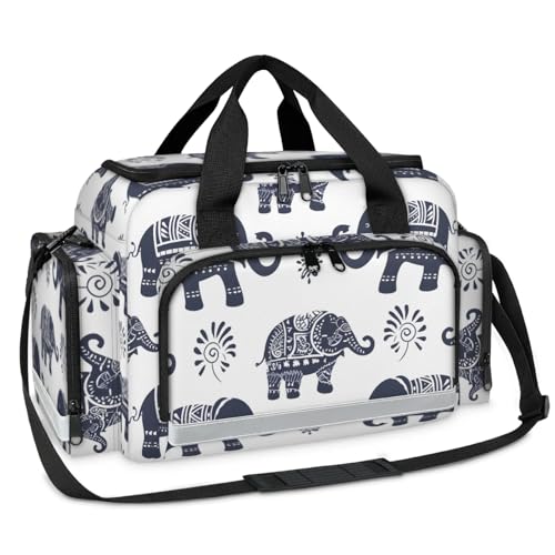 GzLeyigou First Aid Bags Empty, Powerful Elephant Emergency Bag First Aid Kit Multiple Compartment Kit Carrier On Call Trauma Bag For Paramedics Emergency Medical Supplies Kit