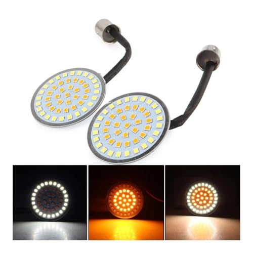 Clignotant pour moto LED premium insert bicolore 1157 pour Dyna Softail