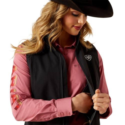 ARIAT Colete feminino softshell com logotipo