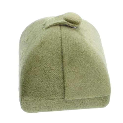 Parliky caja del anillo pequeño organizador de joyas propuesta de organizador de joyas Soporte del anillo de terciopelo franela Verde claro