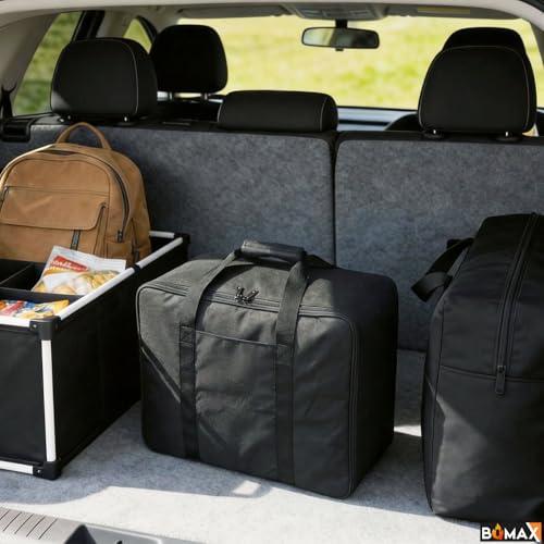 Image of BQMAX Carry Bag and Griddle Cover Replacement for 5510 Blackstone 22 inch Table Top Griddle with Hood /Lid, Heavy Duty 600D Polyester Waterproof Grill Cover and Bag