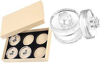 Fermentation Weights with Easy Grip Handles Sauerkraut Kimchi Pickles Preservation Canning and More Home Fermented Foods Glass Fermenting Lids Dishwasher Safe for Wide Mouth Mason Jars(6 Packs)