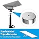 EIHI 1 Individuell Stativ-Adapter Für Star-Link Mini, 1/4-Zoll-20-Gewinde Für Mini-Starlink-Halterung, Kompatibel Mit Standard-1/4-Zoll-Stativen, Zubehör Für Starlink Mini（Silber,A）