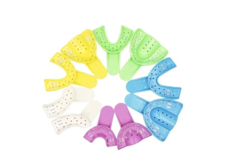 DENTAL TOOL Autoclavable Impression Tray Teeth Holder Autoclavable Instrument Teeth Molding Oral Health Care Tool(10pc/pk)-image-1