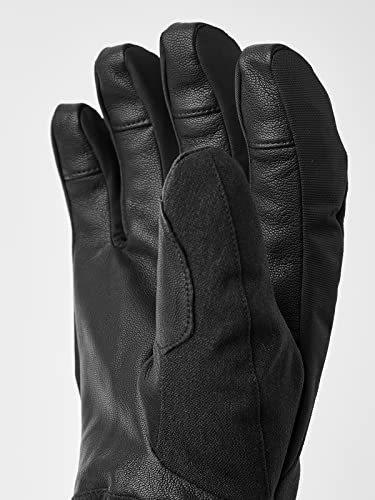 Hestra Unisex Powder Gauntlet Glove I Leather Glove For Everyday Winter Wear And Alpine Skiing - Black - 8 #TOP3