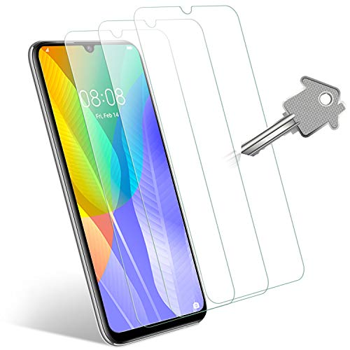 Wonantorna Protector de Pantalla para Huawei Y6p/Honor 9A Cristal Templado Cover
