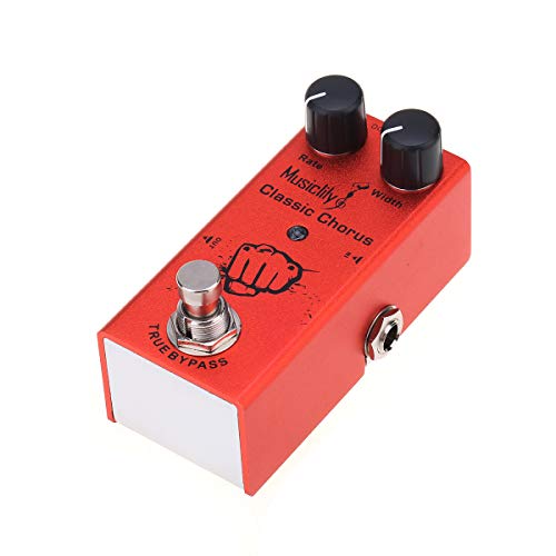 Musiclily Basic Mini Guitare électrique Pédale Adaptateur DC 9V Alimenté True Bypass, Classic Chorus - Les Beatles, Paul McCartney, John Lennon, RIngo Starr, George Harrison Musiclily Basic Mini Guitare électrique Pédale Adaptateur DC 9V Alimenté True Bypass, Classic Chorus – Image 7