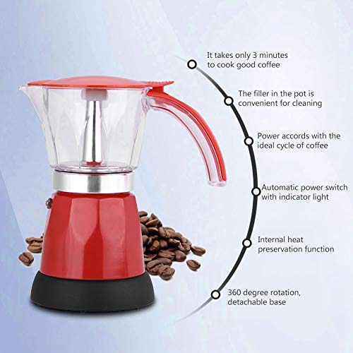 Jiawu Elektrische Kaffeemaschine, 300 ml Kaffeemaschine, hohe Zähigkeit für zu Hause für die Kaffeezubereitung im Büro… – Bild 4