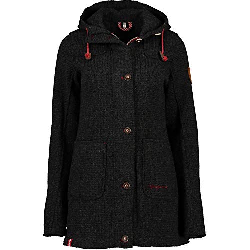 Preisvergleich Produktbild Almgwand Damen Jacke Hochnissl anthrazit / rot Gr. 36