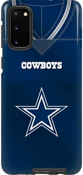 Skinit Pro Phone Case Compatible with Galaxy S20 - Officially Licensed NFL Dallas Cowboys Team Jersey Design