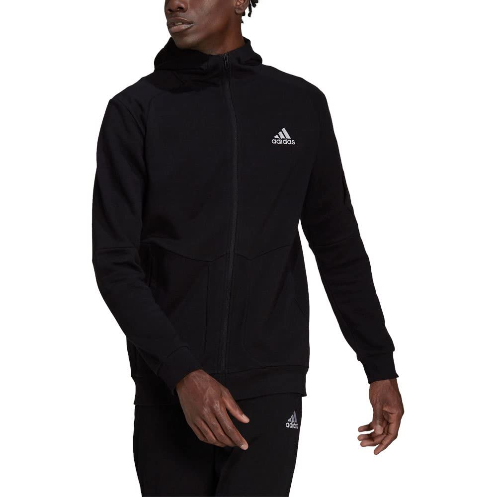 Adidas Men's M GMDY FZ HD Sweatshirt, Black, XS