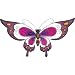 Regal Art & Gift Butterfly Wall Decor, 29-Inch, Purple