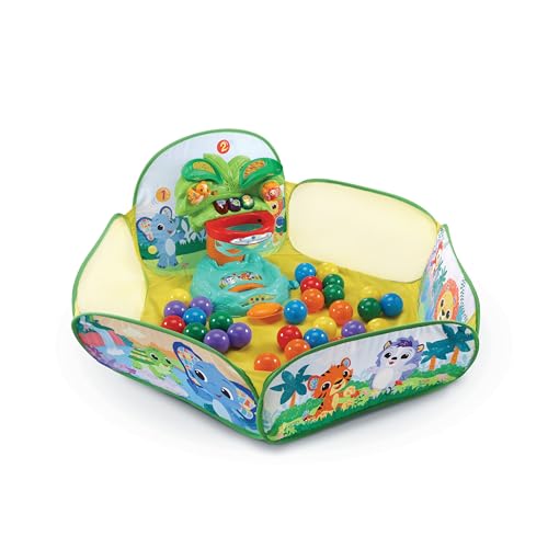 VTech – Piscine à Balles Interactive des P'tits Loulous, Jouet Bébé Interactif – 9 Mois/3 Ans – Version FR Multicolore 533605