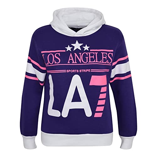 Kids LA7 Tracksuit Two Colour Set Hoodie & Jogger Sweatpants Girls Boys Age 5-132