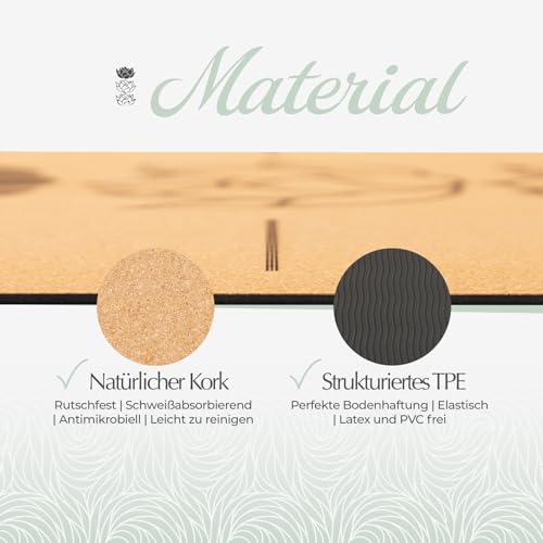 Yogamatte-Kork-Personalisierbar-von-SPORTS-HERO-Yoga-Matte-Kork-rutschfest-mit-Wunschgravur-100-nachhaltig-schadstofffrei-183-x-61-x-05-cm-Individuelle-Wunschgravur-Personalisierbar | Dealmeister.io Alt tag für bilder post titel