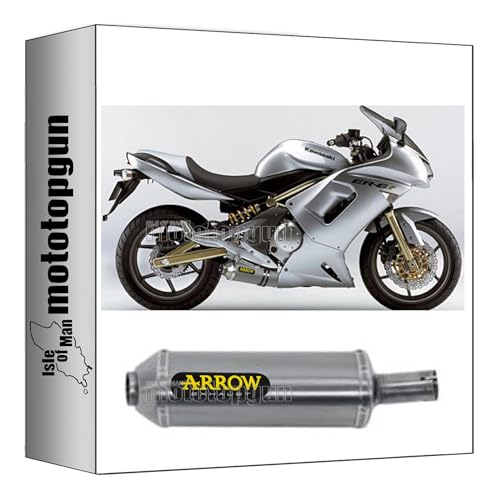 Echappement Arrow Maxi Race-Tech alu pour savourer vos trajets quotidiens en Kawasaki ER6F