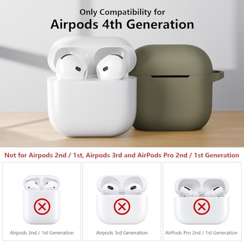 KOKOKA Case Cover Compatible for AirPods 4th Generation with Cleaner Kit - Image 3