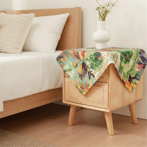 Nappe de cuisine anti-tache motif floral en polyester pour en finir avec les lavages difficiles - 8