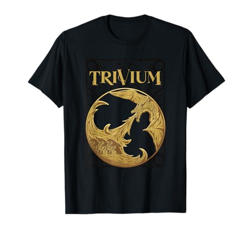 Trivium Gold Dragon Camiseta