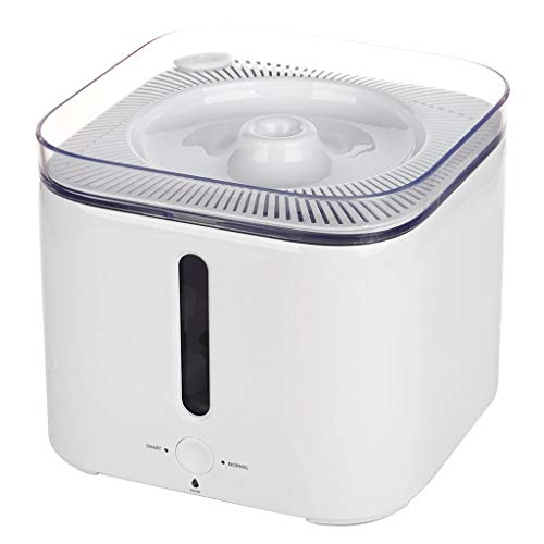 ZM HL MM Pet Smart Water Dispenser Automatic Filtration Purification Water Softening Water Mute Anti-dry Anti-skid Water Feeder For Cats And Dogs 2L