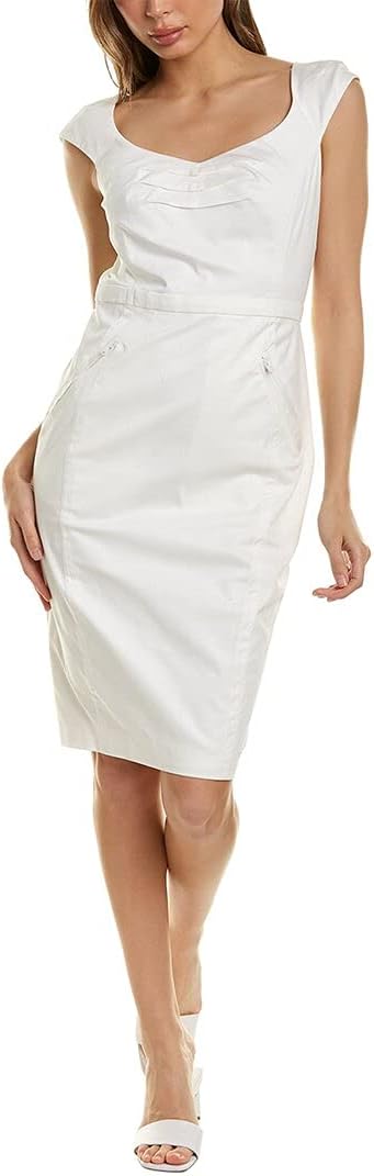 V-Back Sheath Dress