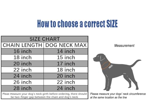 Sgoda COLLAR Chain Dog Training Choke Collar thumb #2