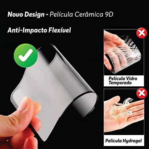 Kit Capa Capinha Case Para Xiaomi Mi 11 Lite + Película De Cerâmica 9D + Película De Câmera (GL BRAZ