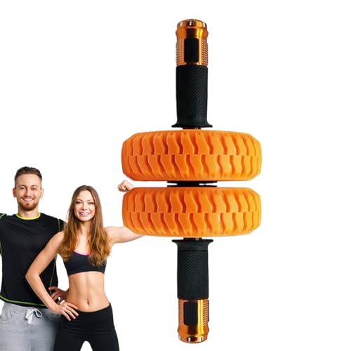 Ab Wheel Appareil d&rsquo;entraînement pour abdominaux 15 cm – Appareil d&rsquo;entraînement avec roulement à billes pour exercices au sol, famille, jardin, intérieur et extérieur
