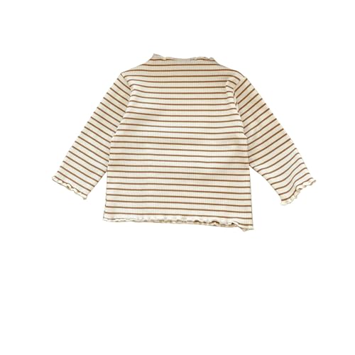 Infant Baby Girls Polka Dot Print Shirts Toddler Kids Cute Ruffle Sleeve Casual Sweatshirt Fall Winter Birthday Outfits