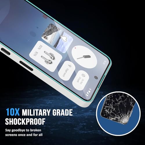 Image of Edge To Edge Screen Protector Tempered Glass For CMF Nothing Phone 2 Pro 5G / Nothing Phone 2 Pro 5G With Easy Self Installation Kit