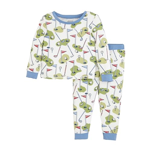 Mud Pie Golf Print Boys Pajamas