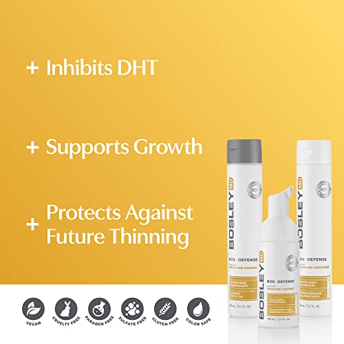 Bosleymd Bosdefense Kit For Hair Thinning Prevention (Color Safe), Starter Size (30 Days). #TOP1