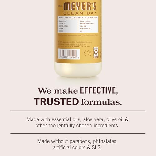 Image of MRS. MEYER'S CLEAN DAY Hand Soap, Honeycomb Scent, 12.5 Fl Oz Bottle