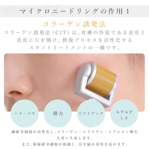 Yeamon ダーマローラー Derma novaフェイスローラー (銀0.5mm) の商品画像 4