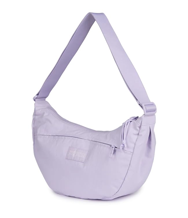 JanSport Unphased Crossbody Large, Soft Nylon - Pastel Lilac - image 3