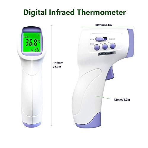 image for HEARTWELL IR Non-Contact Professional Medical Grade Infrared Thermomet