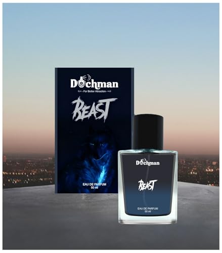 Image of Duchman Beast Eau De Parfum, 50ml, Long Lasting Unisex Fragrance, Glass Bottle, Premium Luxury Perfume