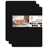 TYJLII Leather Repair Patch Self Adhesive,8.3″ x 11″ Vinyl Patch Kit,Leather Repair Kit for Furniture,Car Seat,Couch,Office Chair.(Black)