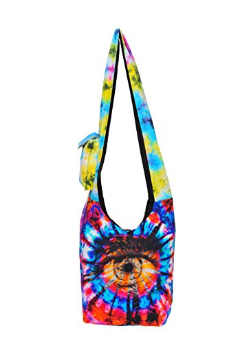 Image of THE COLLECTION ROYAL Graphic Crossbody Bag for Women, Boho Purse, Boho Bag, Hippie Bag, Hippie Purse, Cloth Purse for Women